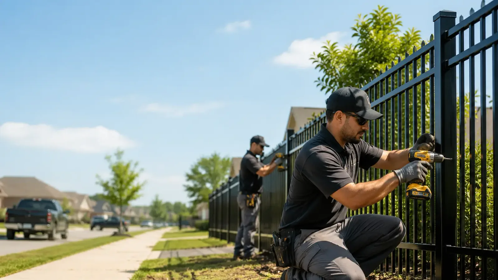 Metal Fence Installation in Mineral, TX